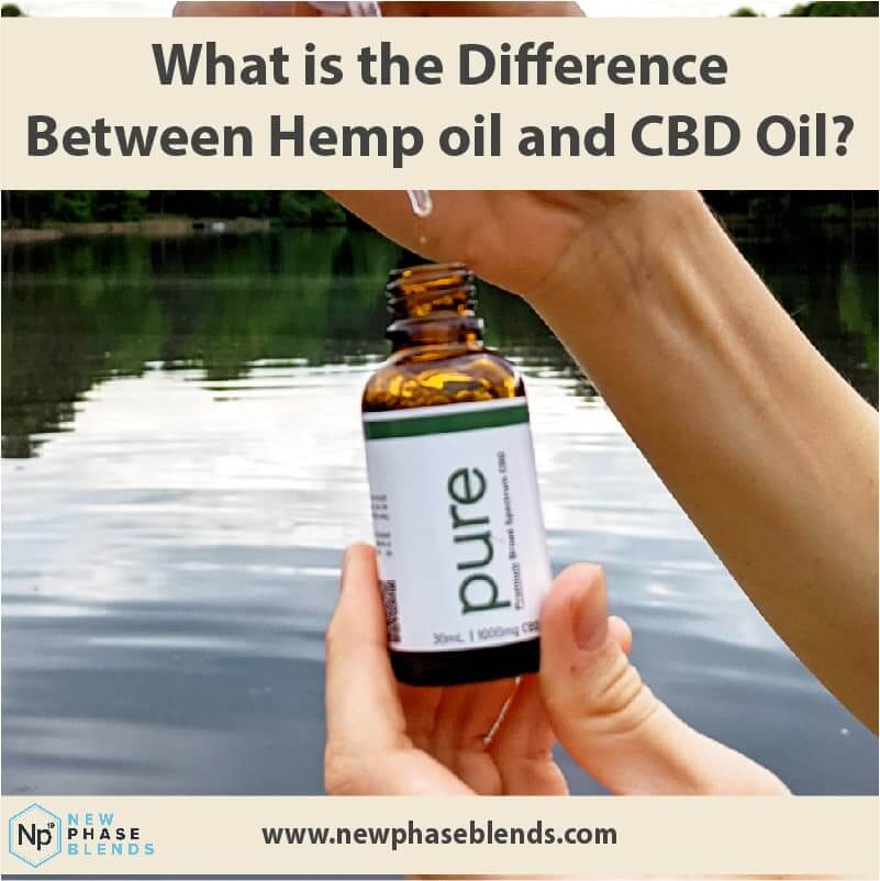 Difference between hemp oil and CBD oil