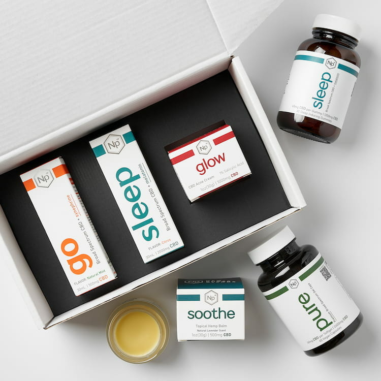 Cbd Products In A Mailing Box