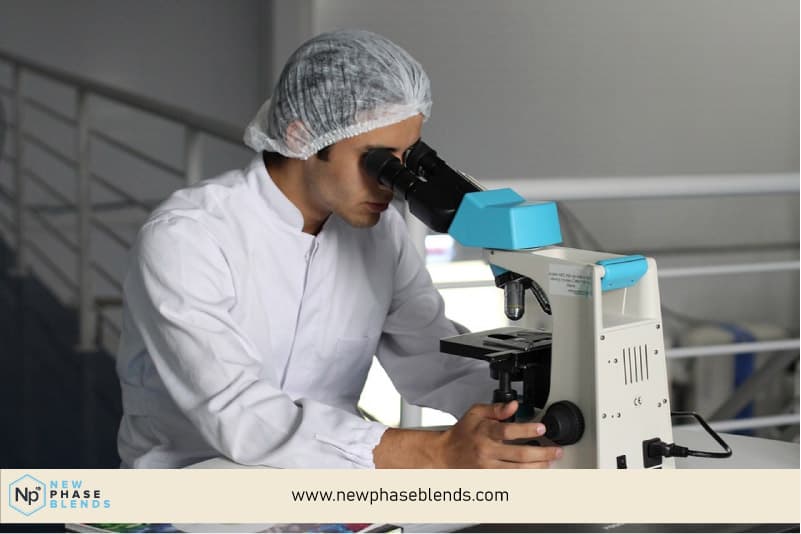 CBD for Ulcerative Colitis 6 doctor looking under microscope