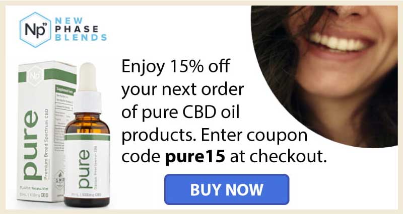 Pure Cbd Tincture Discount Banner